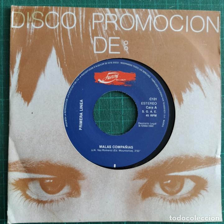 Discos de vinilo: Primera Linea - Malas compa&ntilde;&iacute;as (7&rdquo;, Single) - Foto 1
