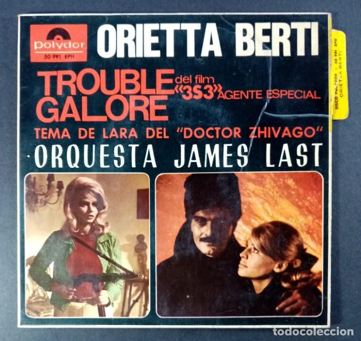 Discos de vinilo: ORIETTA BERTI - Trouble Galore - EP 1966 - POLYDOR - Foto 1
