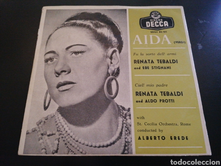 Discos de vinilo: Renata Tebaldi - Aida 1957 - Foto 1