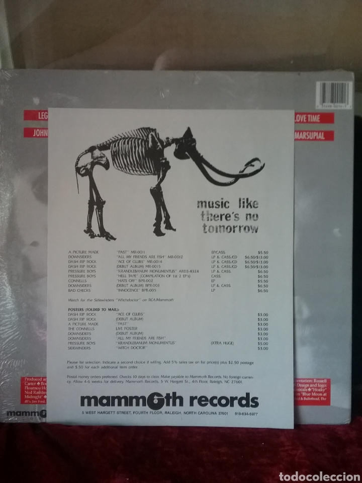Discos de vinilo: Dash Rip Rock 1989 Mammoth Records. Canada - Foto 4