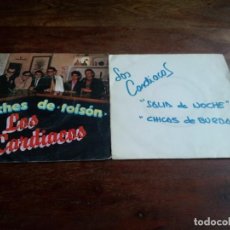 Discos de vinilo: LOS CARDIACOS - NOCHES DE TOISON, SALID DE NOCHE - 2 SINGLES ORIGINALES MERCURY AÑOS 1980/81. Lote 241094655