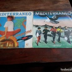 Discos de vinilo: MEDITERRANEO - ARRABAL, DIME QUE BEBES - - 2 SINGLES ORIGINALES ZAFIRO AÑOS 1982/83. Lote 241095915