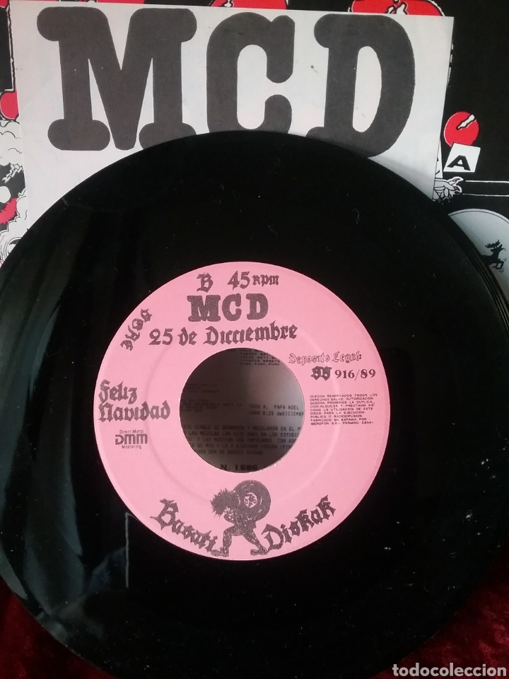 Discos de vinilo: M.C.D. 1989 Basati Diskat Records - Foto 4