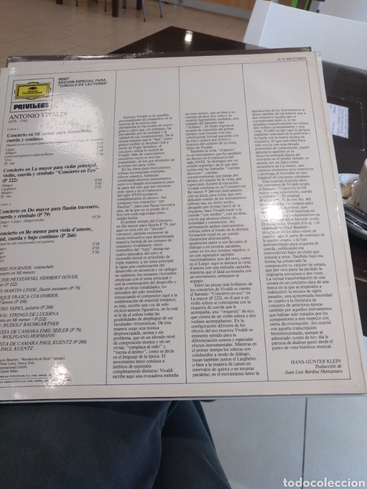 Discos de vinilo: Vivaldi - Foto 2