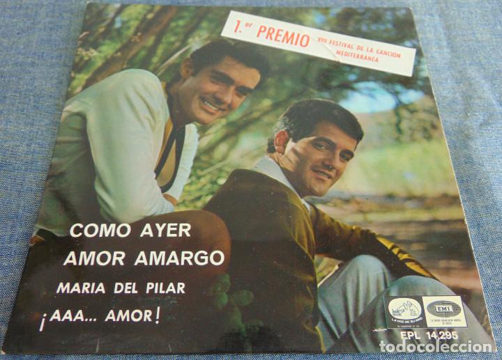 Discos de vinilo: D&Uacute;O DIN&Aacute;MICO- COMO AYER + 3 EP 1966 - - Foto 1