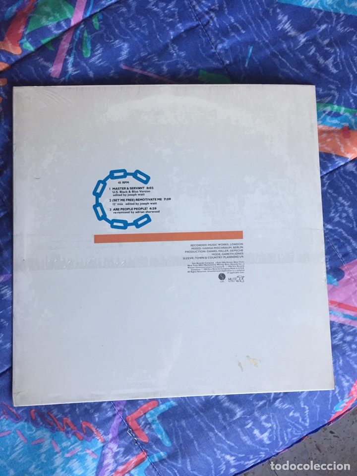 Discos de vinilo: Depeche Mode m&aacute;ster and servant - maxi - Foto 2