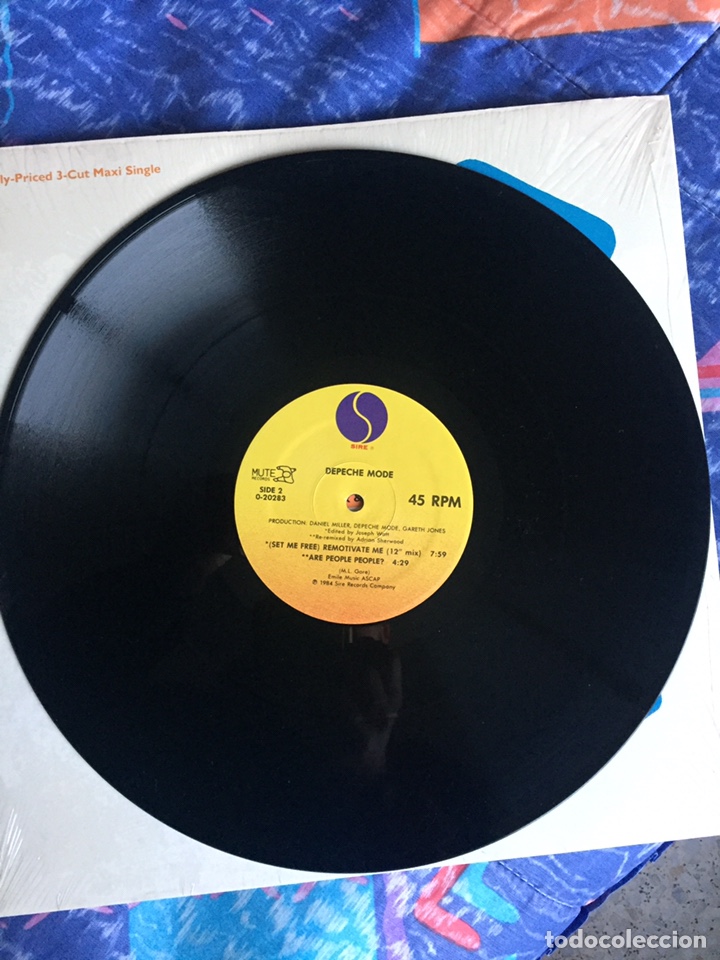 Discos de vinilo: Depeche Mode m&aacute;ster and servant - maxi - Foto 5