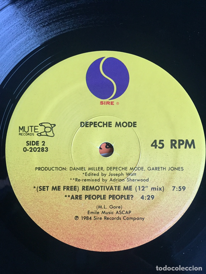Discos de vinilo: Depeche Mode m&aacute;ster and servant - maxi - Foto 6