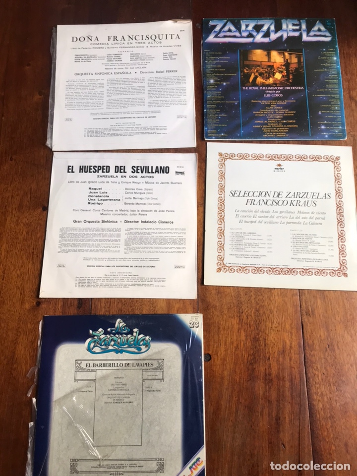 Discos de vinilo: Lote de 5 LP vinilo zarzuela - Foto 2