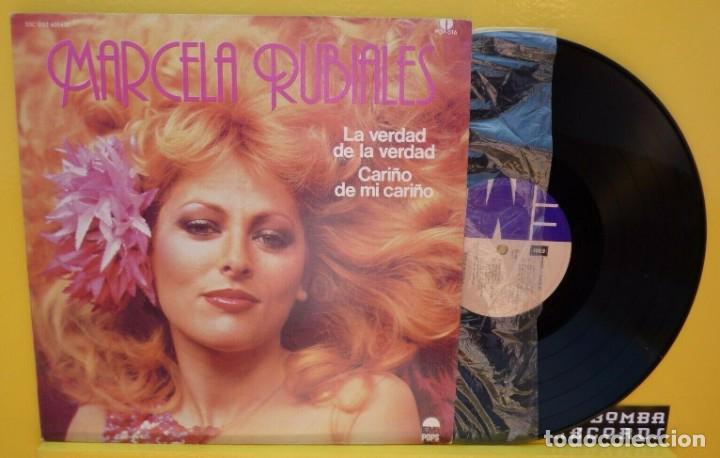 Disques de vinyle: LP MARCELA RUBIALES - La verdad de la verdad - MEXICO - EMI POPS POP-516 (EX/EX)