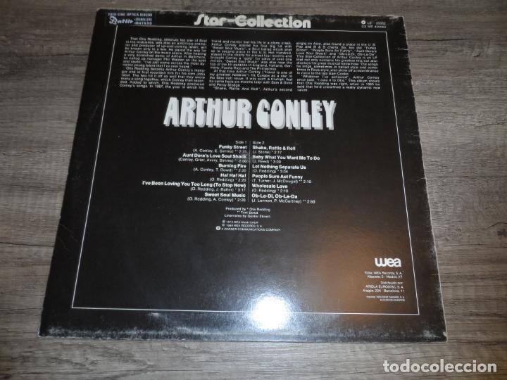 Discos de vinilo: ARTHUR CONLEY - STAR COLLECTION (SPAIN 1984) - Foto 2