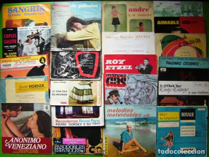 Discos de vinilo: Lote de 21 Singles y EPs instrumentales - Foto 1