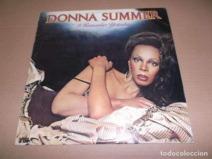 Discos de vinilo: DONNA SUMMER (LP) I REMEMBER YESTERDAY A&Ntilde;O 1977 - Foto 1