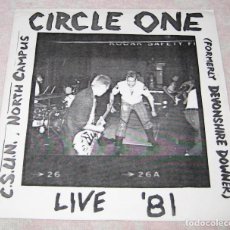 Dischi in vinile: CIRCLE ONE - LIVE 81 - FEEDBACK 1995 - US - EX!!!