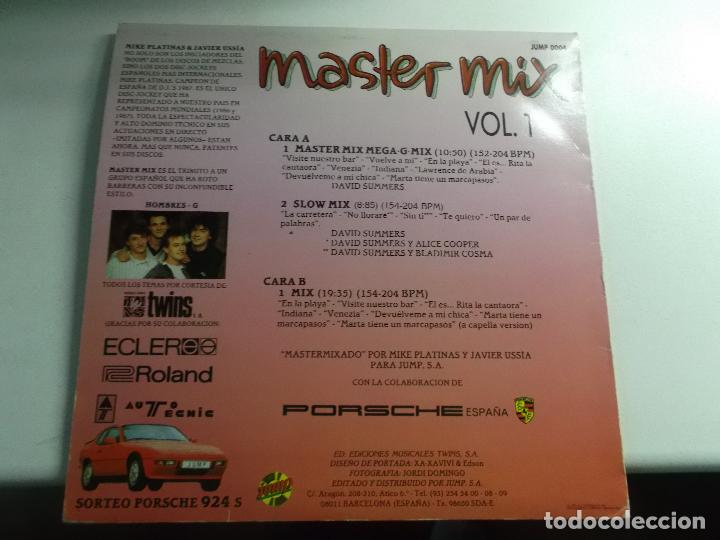Discos de vinilo: HOMBRES G -MASTER MIX VOL. 1 - 1987 - Foto 3