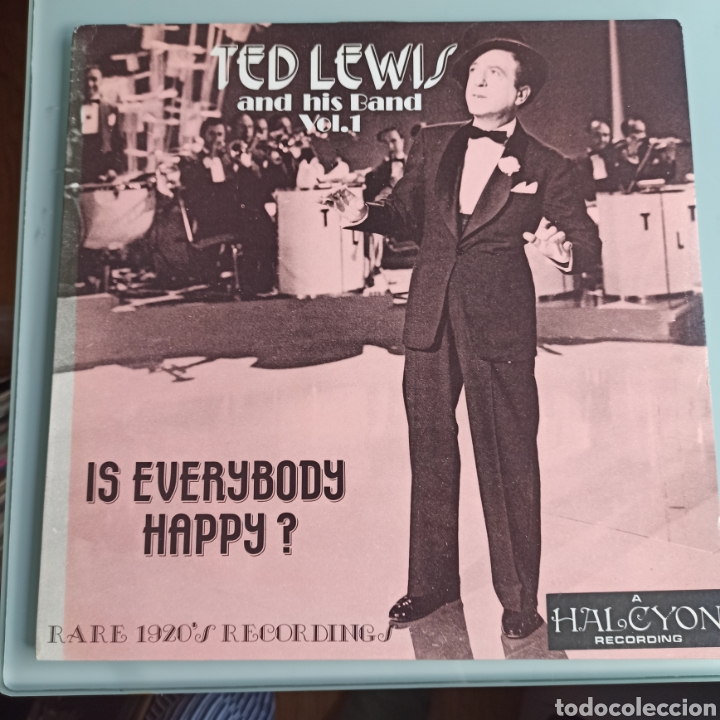 Vinyl-Schallplatten: Ted Lewis And His Band - Is Everybody Happy? (Halcyon Records, UK, 1986)