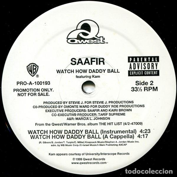 Discos de vinilo: Saafir &lrm;&ndash; Watch How Daddy Ball - Foto 3