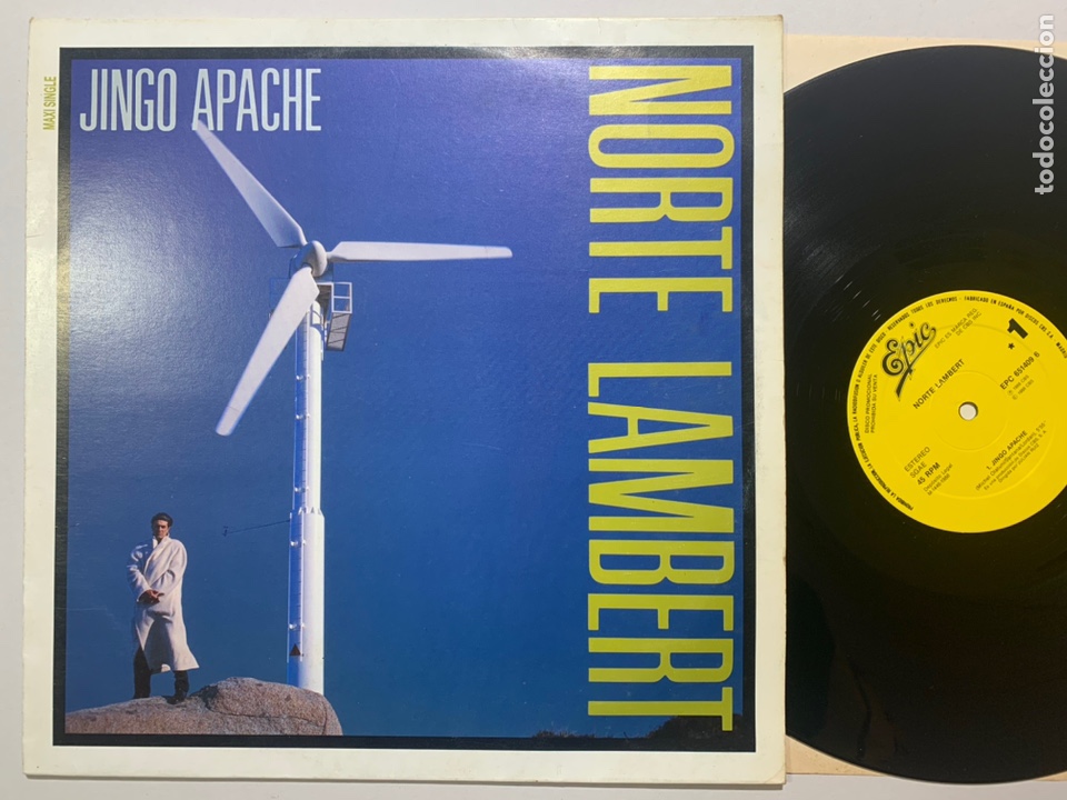 Discos de vinilo: Maxi norte lambert jingo apache Edici&oacute;n espa&ntilde;ola de 1986 - Foto 1