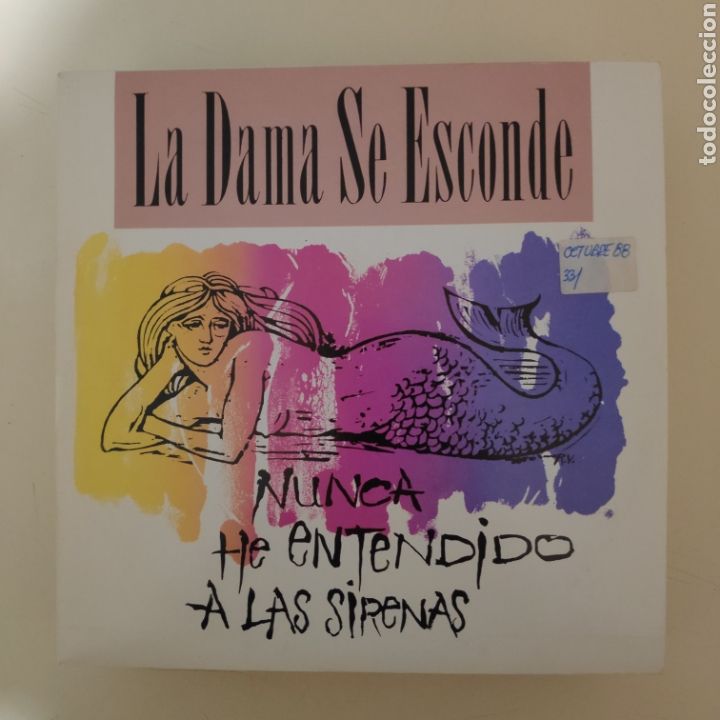 Vinyl-Schallplatten: NT LA DAMA SE ESCONDE - NUNCA HE ENTENDIDO A LAS SIRENAS 1988 MOVIDA PROMO SPAIN SINGLE VINILO