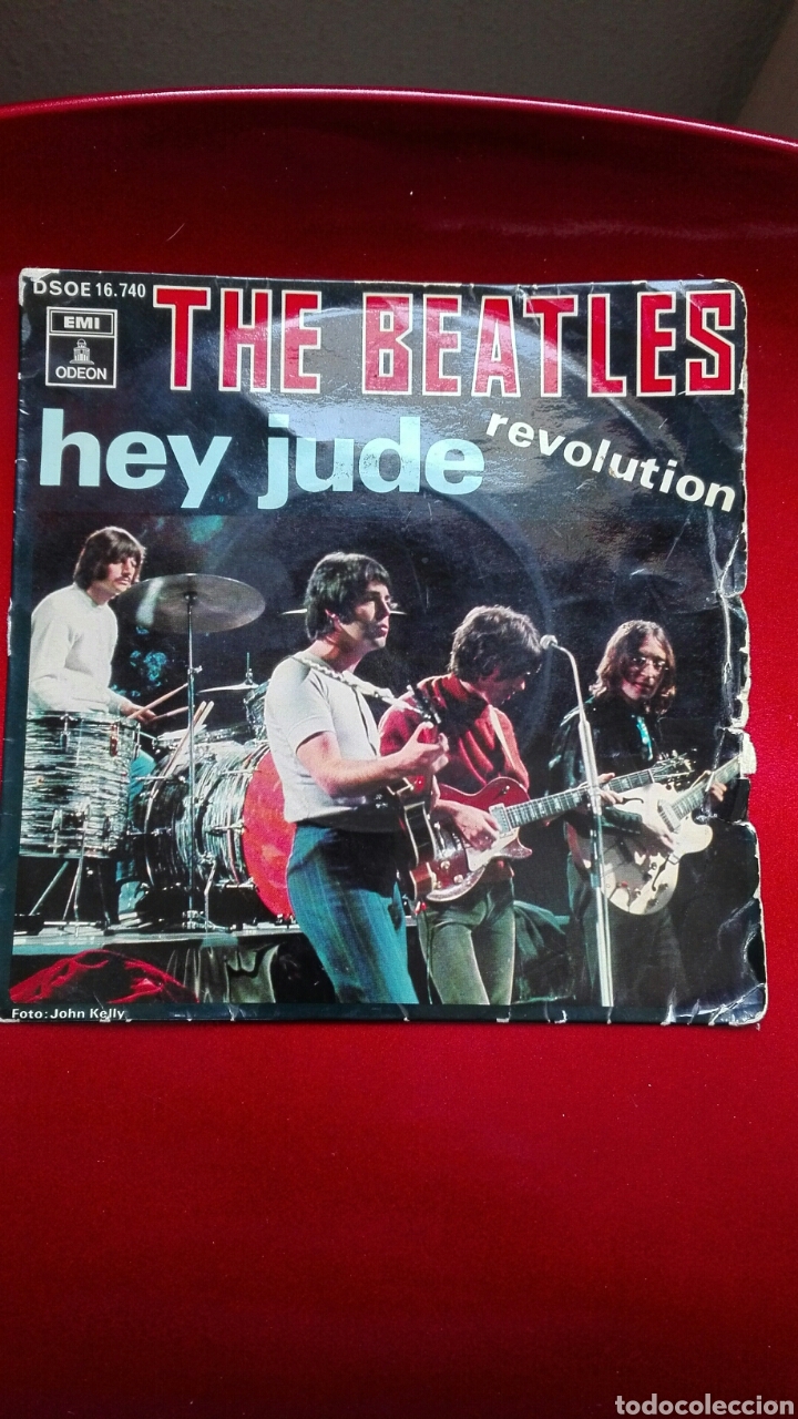 Discos de vinilo: The BEATLES HEY JUDE ODEON 1968 - Foto 1