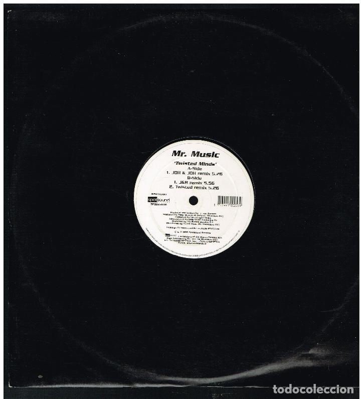 Discos de vinilo: MR. MUSIC - TWISTED MINDS - MAXI SINGLE 1999 - ED. HOLANDA - Foto 1