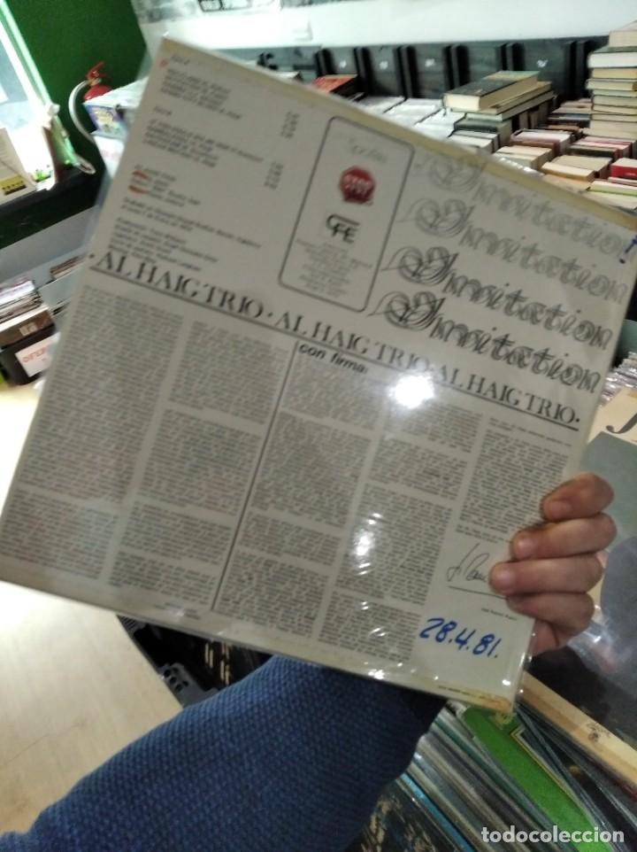 Discos de vinilo: LP AL HAIG TRIO INVITATION VGVG+/VG++ - Foto 2