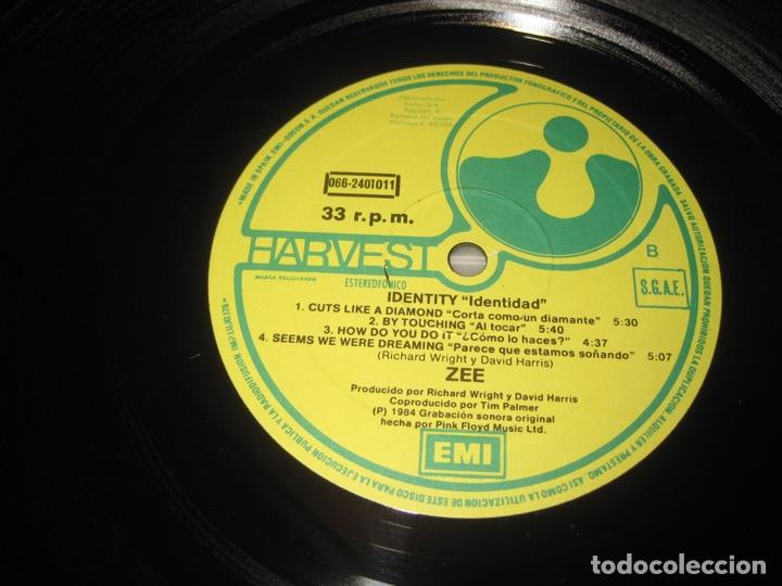 Discos de vinilo: Zee &lrm;&ndash; Identity, con Richard Wright de Pink Floyd - Foto 4