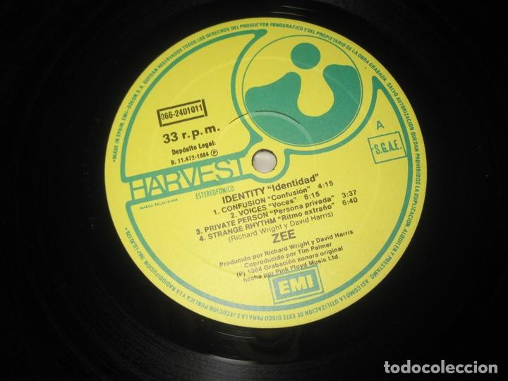 Discos de vinilo: Zee &lrm;&ndash; Identity, con Richard Wright de Pink Floyd - Foto 5