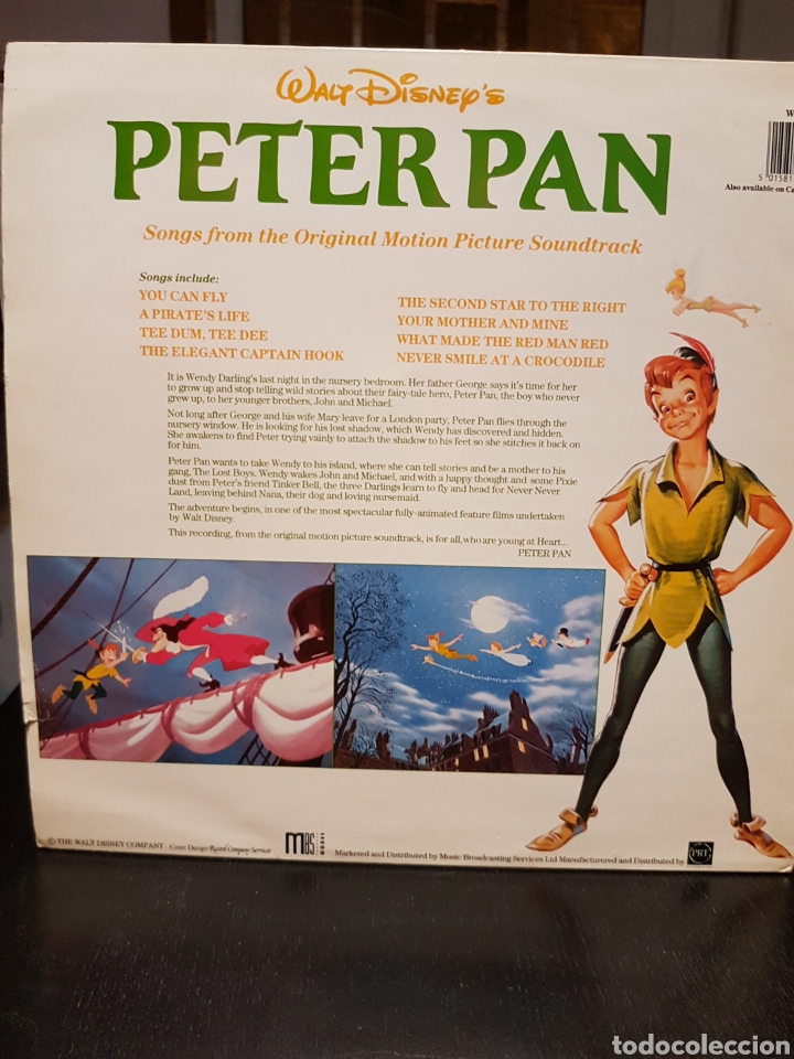Discos de vinilo: B.S.O. Peter Pan Disney - Foto 2