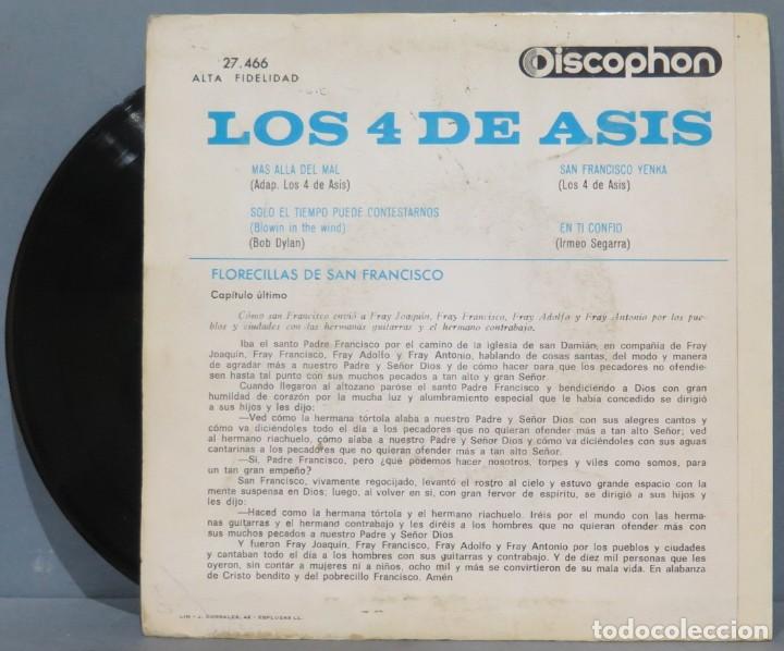 Discos de vinilo: EP. LOS 4 DE ASIS. SAN FRANCISCO YENKA - Foto 2
