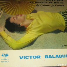 Discos de vinilo: VICTOR BALAGUER - FIRMADO POR EL ARTISTA. Lote 241808050