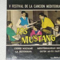 Discos de vinilo: LOS MUSTANG - VER FOTOS - FIRMADO POR DOS COMPONENTES DEL GRUPO. Lote 241808520