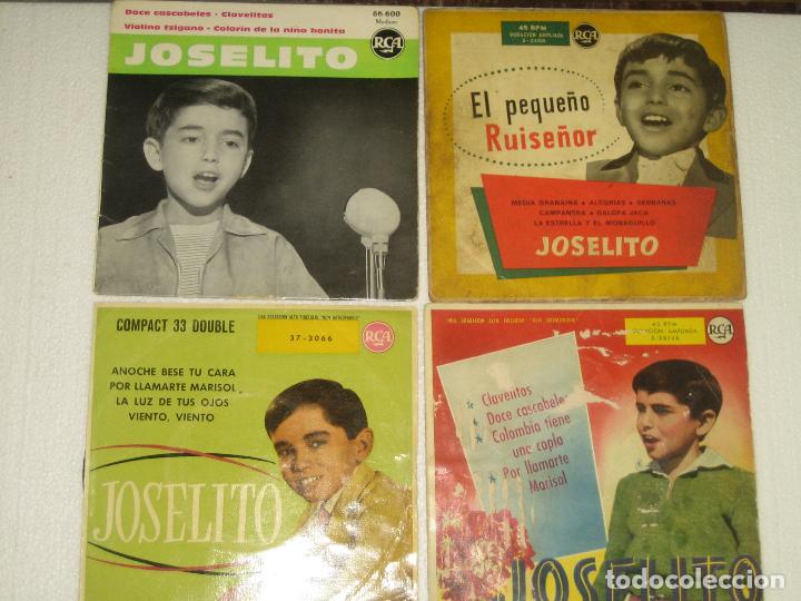 Discos de vinilo: JOSELITO - LOTE DE 4 EPS - UNO ED. FRANCESA - Foto 1