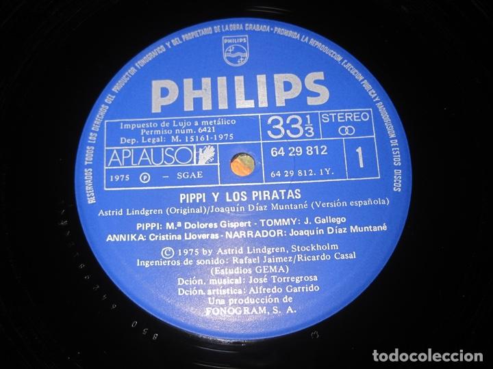 Discos de vinilo: Pippi Calzaslargas y Los Piratas - Foto 3