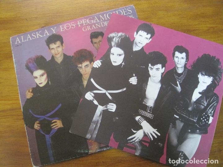Discos de vinilo: Alaska y Los Pegamoides, Grandes Exitos - Foto 2