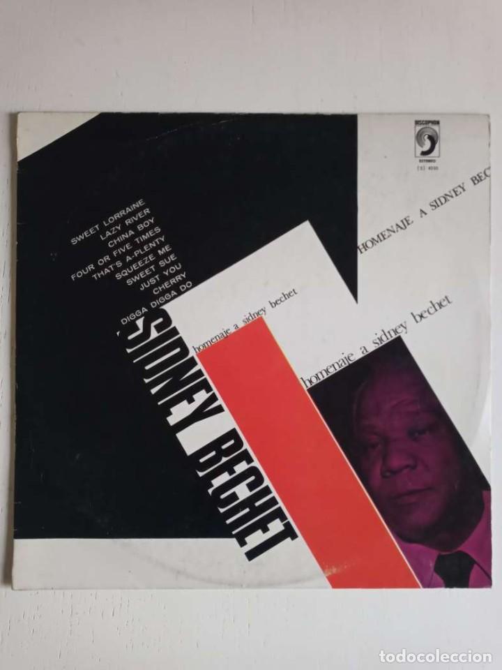 Discos de vinilo: HOMENAJE A SIDNEY BECHET LP 1966 Discophon - Foto 1