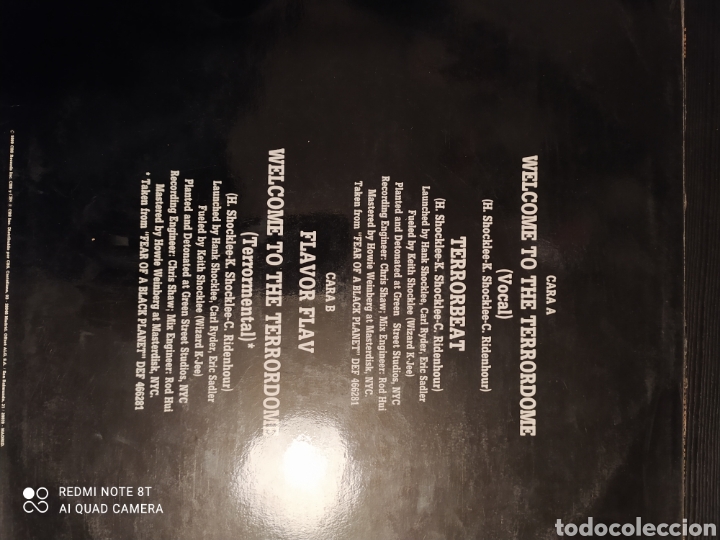 Discos de vinilo: PUBLIC ENEMY WELCOME TO THE TERROR DOME - Foto 2