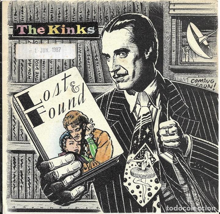 Discos de vinilo: THE KINKS - LOST AND FOUND + KILLING TIME SINGLE 1987 SPAIN - Foto 1