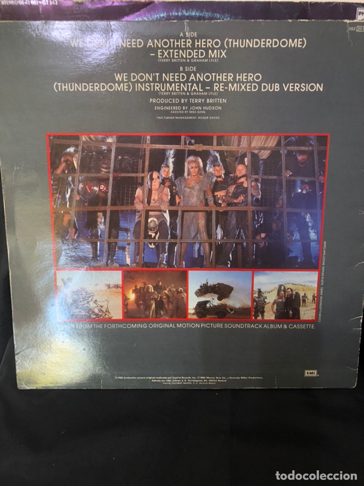 Discos de vinilo: Disco vinilo tina turner Max Max - Foto 2