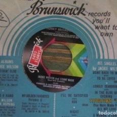 Discos de vinilo: JACKIE WILSON AND COUNT BASIE - FUNKY BROADWAY SINGLE - ORIGINAL U.S.A. BRUNSWICK 1968 MUY NUEVO 5. Lote 242126765