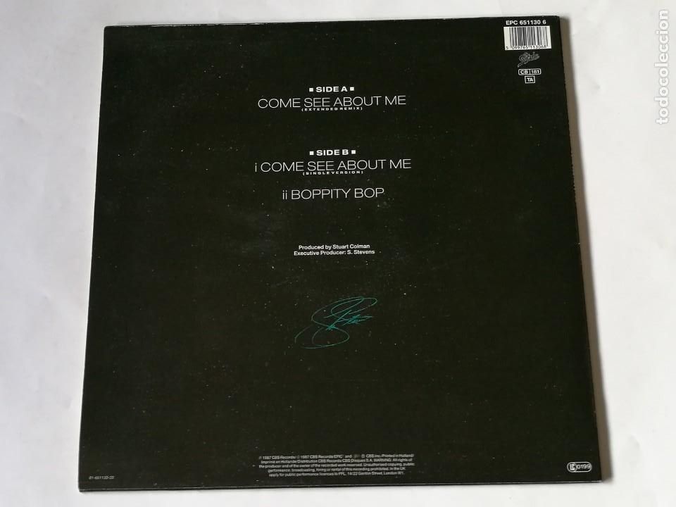 Discos de vinilo: Shakin Stevens - Come See About Me - 1987 - Foto 2