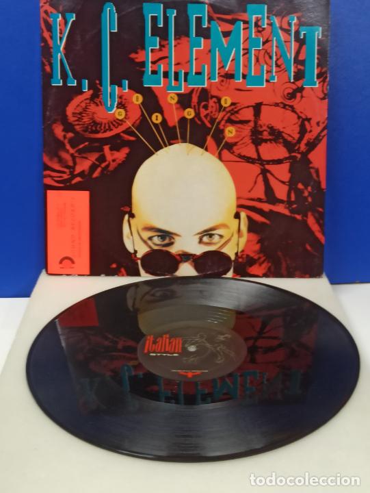 Discos de vinilo: MAXI SINGLE DISCO VINILO K.C. ELEMENT GOING ON - Foto 1