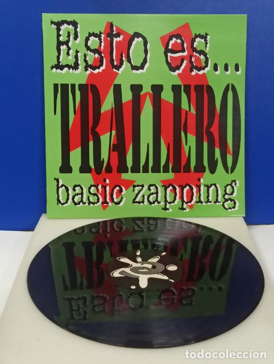 Discos de vinilo: MAXI SINGLE DISCO VINILO ESTO ES TRALLERO BASIC ZAPPING - Foto 1