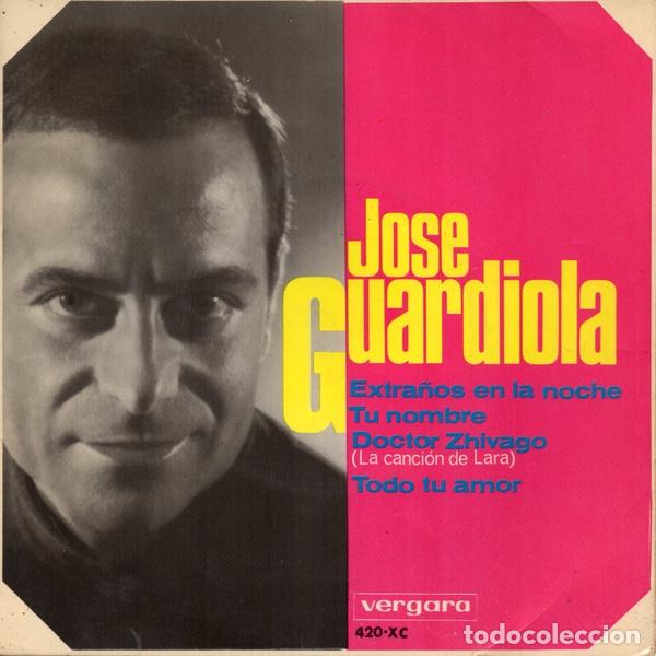 Discos de vinilo: Jose Guardiola &lrm;&ndash; Extra&ntilde;os En La Noche - Foto 1
