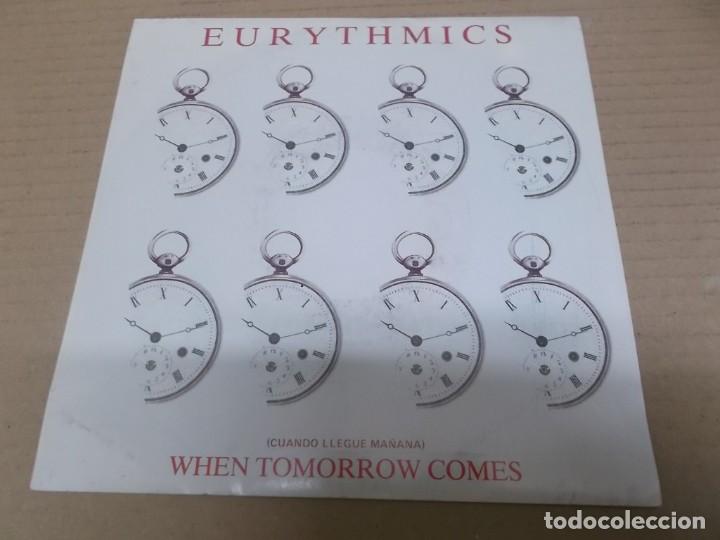 Discos de vinilo: EURYTHMICS (SN) WHEN TOMORROW COMES A&Ntilde;O 1986 - Foto 1