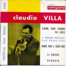 Discos de vinilo: CLAUDIO VILLA AMOR MON AMOUR MY LOVE. Lote 242245245