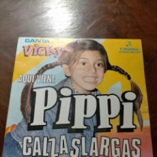 Discos de vinilo: ANTIGUO DISCO VINILO LP AQUI VIENE PIPPI CALZASLARGAS CANTA VICKY EN ESPAÑOL