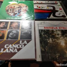 Discos de vinilo: PACK ANTIGUOS DISCOS VINILOS: LA CANÇÓ CATALANA, PERE POMA, RAMBLA AVALL, MARIA DEL MAR BONET. Lote 242296460