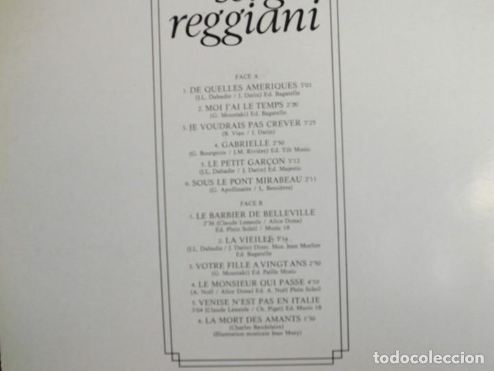Discos de vinilo: SERGE REGGIANI - SAME - Foto 2
