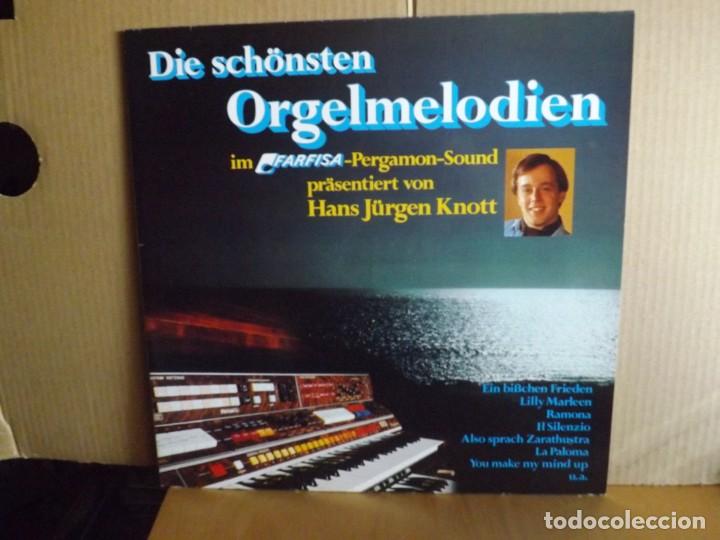 Discos de vinilo: HANS J&Uuml;RGEN KNOTT ---- DIE SCH&Ouml;NSTEN ORGELMELODIEN